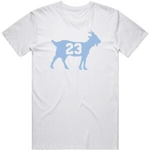 Goat 23 Michael Jordan North Carolina Basketball Fan V6 T Shirt